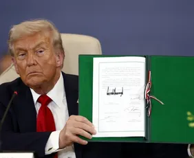 Imagem ilustrativa da imagem Trump lamenta não poder concorrer a um terceiro mandato