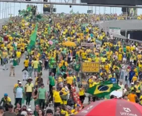 Imagem ilustrativa da imagem Ato Bolsonarista interdita trânsito e ocupa Terceira Ponte neste 7 de setembro
