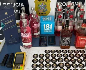 Imagem ilustrativa da imagem Bebidas supostamente adulteradas eram vendidas pelas redes sociais no ES