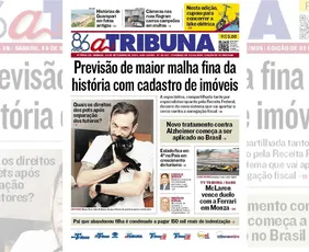Imagem ilustrativa da imagem Confira os destaques do jornal A Tribuna desta sábado