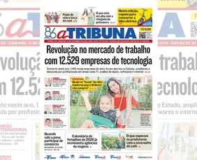 Imagem ilustrativa da imagem Confira os destaques do jornal A Tribuna deste domingo