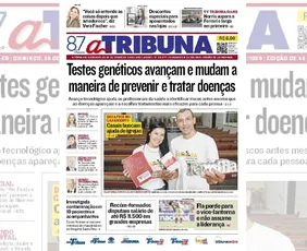 Imagem ilustrativa da imagem Confira os destaques do jornal A Tribuna deste domingo