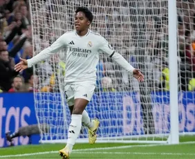 Imagem ilustrativa da imagem Real Madrid oficializa empréstimo do atacante Endrick ao Lyon