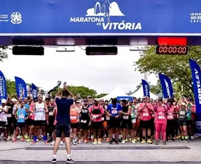 Imagem ilustrativa da imagem Maratona de Vitória altera trânsito neste fim de semana. Confira as rotas