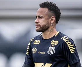 Imagem ilustrativa da imagem Neymar renova com o Santos até o fim de 2026