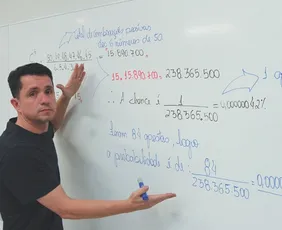Imagem ilustrativa da imagem Professor de matemática sobre +Milionária: "Mais fácil um raio cair na cabeça"