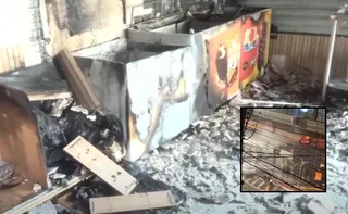 Imagem ilustrativa da imagem Curto-circuito em transformador causa incêndio em churrascaria em Vila Velha