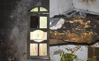 Imagem ilustrativa da imagem Filho ateia fogo em colchão durante briga com a mãe na Serra
