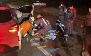Imagem ilustrativa da imagem Policiais penais se envolvem em acidente na BR-101 em São Mateus