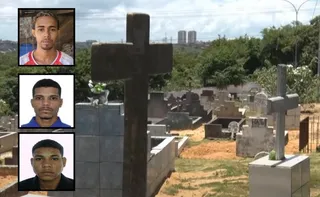 Imagem ilustrativa da imagem Suspeitos de matar três jovens em cemitério de Vila Velha são presos