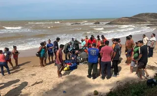 Imagem ilustrativa da imagem Tio e sobrinho morrem afogados em praia no Sul do ES