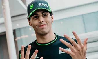 Imagem ilustrativa da imagem Bortoleto minimiza próprio erro em pit stop e celebra 8º lugar no GP da Itália