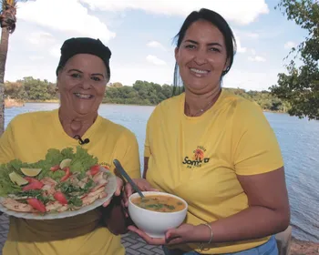 Imagem ilustrativa da imagem Aprenda a fazer uma receita de filé de tilápia grelhado com purê de batata-baroa