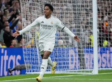 Imagem ilustrativa da imagem Com só 4 min pelo Real Madrid, Endrick pode ser emprestado ao futebol italiano