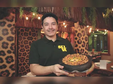 Imagem ilustrativa da imagem Camarão Capixaba: arroz cremoso que une moqueca e banana