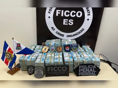 Imagem ilustrativa da imagem Dupla é presa em flagrante por lavagem de dinheiro com R$ 2 mi em espécie no ES