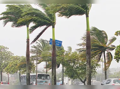 Imagem ilustrativa da imagem Cidades do ES estão sob alerta de fortes ventos costeiros; veja lista