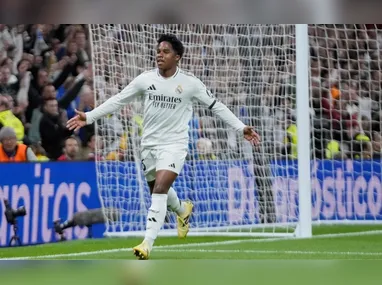 Imagem ilustrativa da imagem Com só 4 min pelo Real Madrid, Endrick pode ser emprestado ao futebol italiano