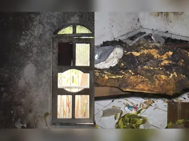 Imagem ilustrativa da imagem Filho ateia fogo em colchão durante briga com a mãe na Serra