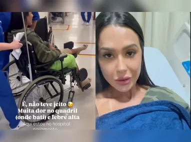 Imagem ilustrativa da imagem Gracyanne Barbosa volta ao hospital após assalto no Rio: 'Tentando me recuperar'