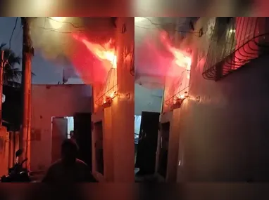 Imagem ilustrativa da imagem Homem agride filho e incendeia casa após suspeita de traição em Vitória