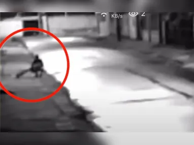 Menina foi atingida na região do pescoço