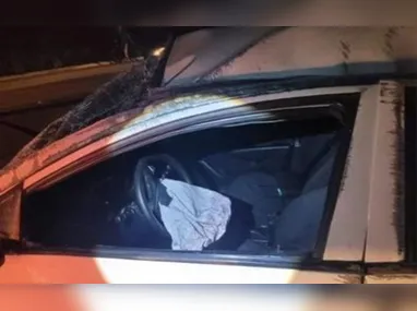 Menina foi atingida na região do pescoço