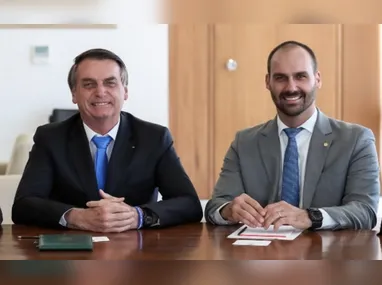 Eduardo Bolsonaro diz que PF aponta 'crime delirante' e critica vazamento de conversas