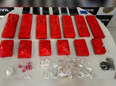 Imagem ilustrativa da imagem Polícia apreende mais de 10 kg de maconha em residência de Castelo