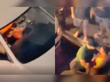 Imagem ilustrativa da imagem VÍDEO | Homem é preso após agredir companheira dentro de carro em Vila Velha