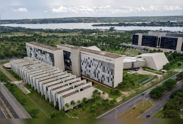 Prédio do STJ. Fachada do Superior Tribunal de Justiça