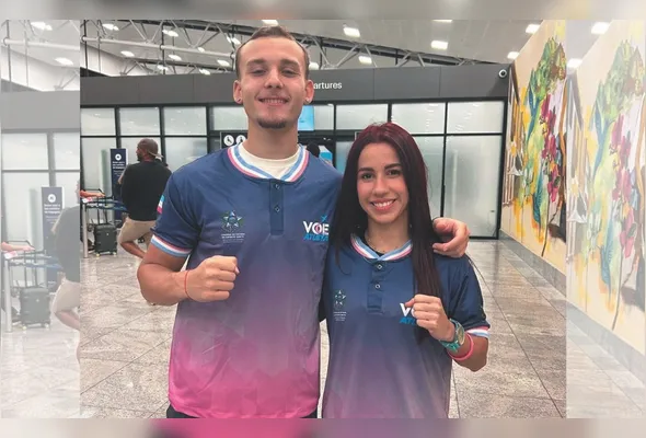 Henry Gueriero e Claudina Aguiar