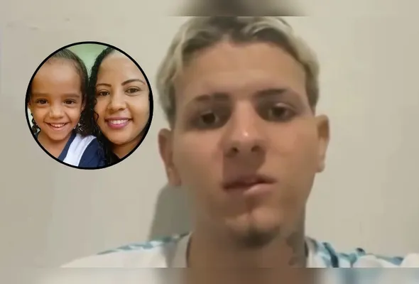 Laura Beatriz e a mãe, Mara Núbia Borges (destaque), foram atropeladas na noite do dia 21 de agosto de 2024 pelo motorista Wenderson Fagundes