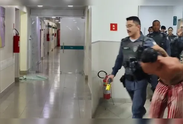 Imagem ilustrativa da imagem Homem é detido após invadir hospital particular e agredir enfermeira em Cariacica