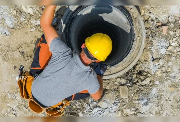 Moradores contaram que a galeria era coberta por uma pedra de granito