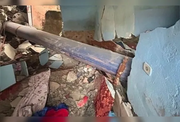Idosa ficou pressionada contra a parede e morreu no local, afirmou a polícia