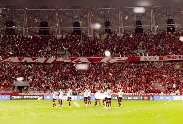 Inter demite responsáveis por papel picado ‘fora do plano’ antes de jogo contra o Flamengo