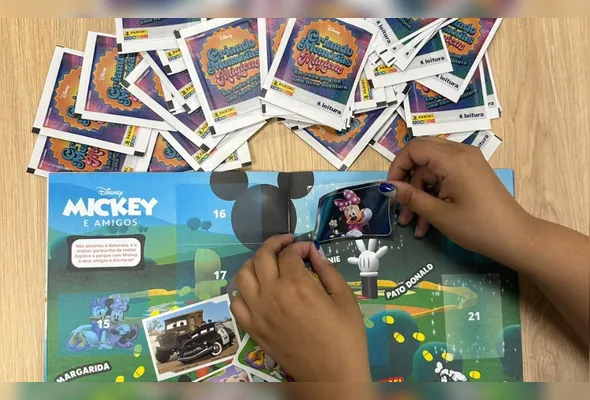 Serão 60 figurinhas presentes no álbum sendo 20% delas especiais e metalizadas