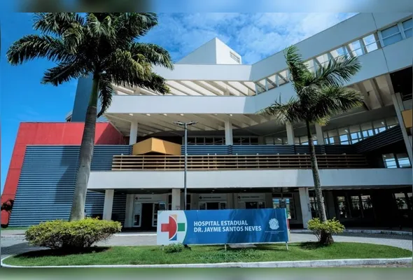 Hospital Estadual Dr. Jayme Santos Neves onde os gêmeos tiveram alta
