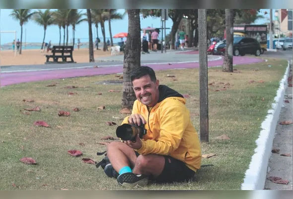 Bruno Lopes está há 17 anos no ramo e é um dos pioneiros na fotografia esportiva no Estado, sendo uma referência