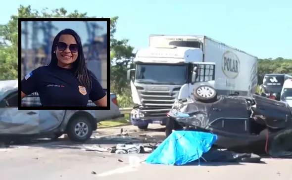 Imagem ilustrativa da imagem Policial penal morre e militar fica ferido em acidente na BR-101 no ES