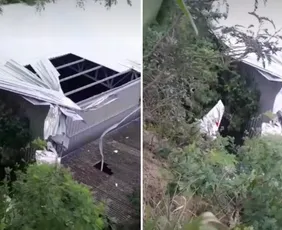 Imagem ilustrativa da imagem Avião de pequeno porte cai em Guarapari