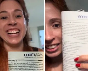 Imagem ilustrativa da imagem Candidata acha o próprio texto no Enem (e não sabe se acertou a questão)