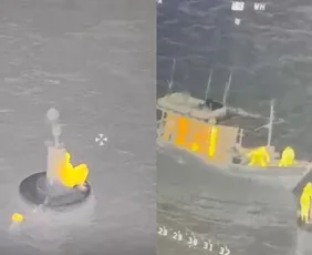 Imagem ilustrativa da imagem Casal é resgatado após se perder no mar durante passeio de jet ski em Vitória