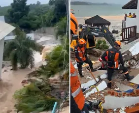 Imagem ilustrativa da imagem Chuvas deixam cerca de 100 desabrigados e desalojados no ES