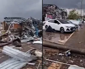 Imagem ilustrativa da imagem Ciclone causa 6 mortes e deixa mais de 400 feridos no Paraná