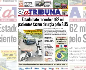 Imagem ilustrativa da imagem Confira os destaques do Jornal A Tribuna deste sábado