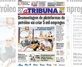 Imagem ilustrativa da imagem Confira os destaques do jornal A Tribuna deste sábado