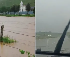 Imagem ilustrativa da imagem ES em alerta: Defesa Civil envia mensagem para os celulares sobre chuvas intensas