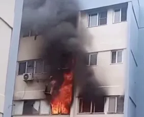 Imagem ilustrativa da imagem Incêndio atinge apartamento e assusta moradores em condomínio de Vila Velha